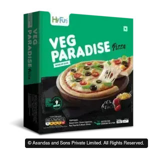 Pizza Box Perspective Angle_Veg Paradise